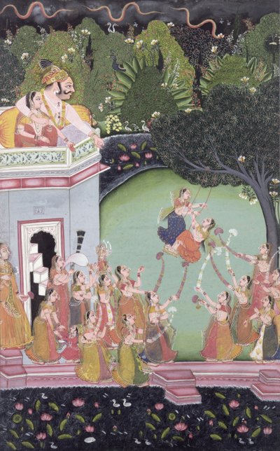 Schaukel-Festival von Indian School